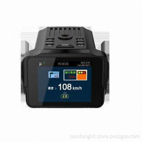 GPS electronic dog with vehicle traveling data recorder, multiple function equipment